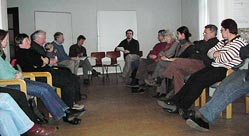 Foto von einem Gesamtprojekttreffen der Initiative Domäne Oberfeld e.V.